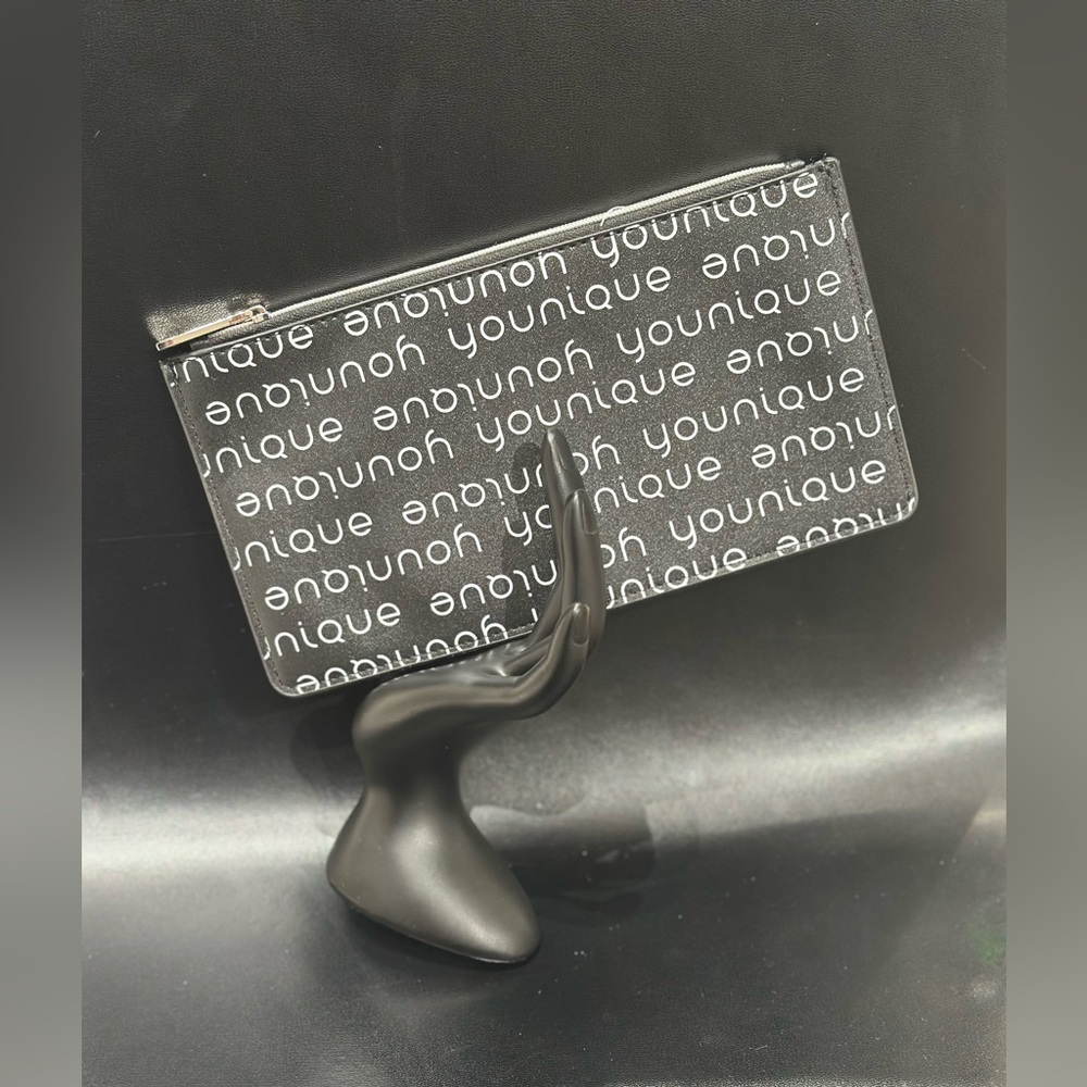 Younique Monochrome Logo Clutch